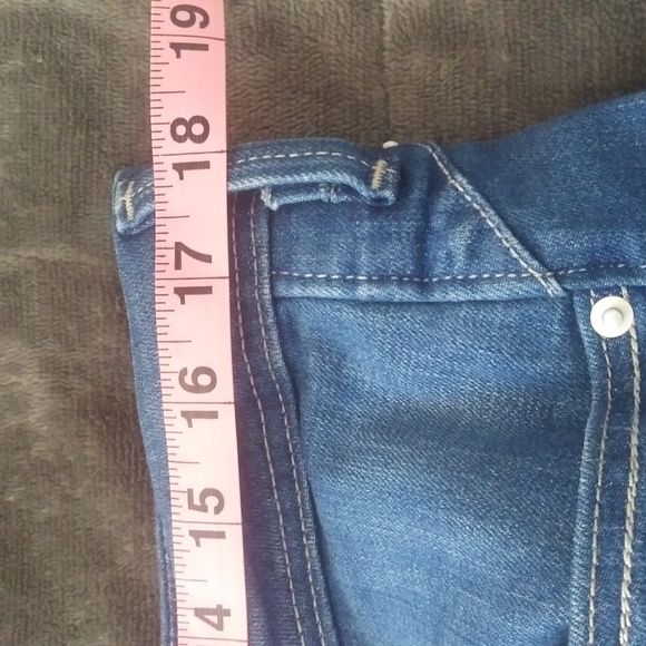 Levi's Mid rise skinny capri sz 16 w33 - Picture 9 of 13